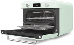 Mini piekarnik Smeg Smeg COF01PGEU, Small, 30 L, 40 - 230 °C, Cake, Chef, Fish, Meat, Pie, Pizza, Steam, Vegetable, 1800 W, 3 shelves 6