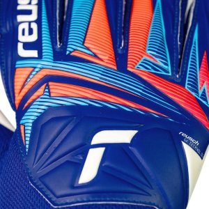 Reusch Rękawice bramkarskie Attrakt Starter Solid niebieskie 5670514 4126 10,5 5