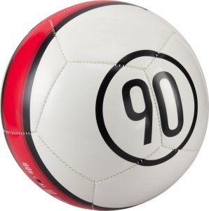 Nike Piłka nożna Nike Skills T90 mini biało-czerwona IH7533 100 1 2