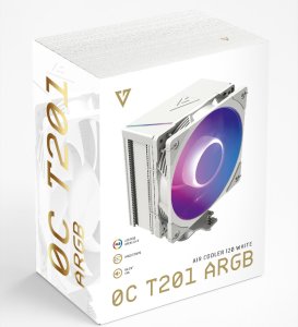 Chłodzenie CPU Modecom Volcano 0C T201 ARGB 120 białe (MC-C-T701-AF0-B) 7