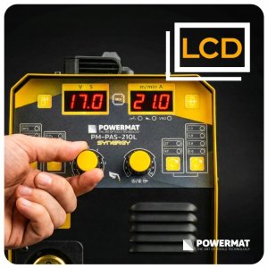 Powermat SPAWARKA INWERTOROWA MIGOMAT PÓŁAUTOMAT 210A MIG MAG MMA TIG LIFT SYNERGIA 14