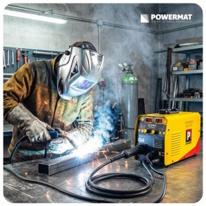 Powermat SPAWARKA INWERTOROWA MIGOMAT PÓŁAUTOMAT 210A MIG MAG MMA TIG LIFT SYNERGIA 6