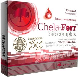 Olimp Chela-Ferr 30kaps. Bio Complex blister Olimp roz. uniw (009525) 1