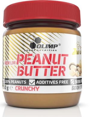 Olimp Masło orzechowe Premium Peanut Butter Crunchy 350g Olimp roz. uniw 1