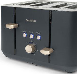 Toster Salter Toster 4 Kromki Salter MARINO 1850W Szerokie szczeliny Rozmrażanie Tacka 4