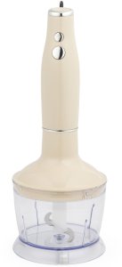 Blender Salter Blender Zestaw 3w1 Salter RETRO Kremowy Ubijanie Miksowanie Misa 500ml Stal 6