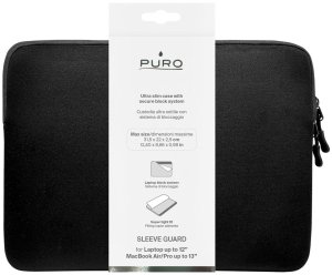 Etui Puro Etui pokrowiec Slim Guard na laptopa 13'' - czarny Etui pokrowiec Slim Guard na laptopa 13'' - czarny 2