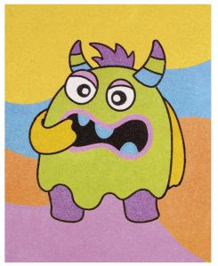 Jovi Zestaw do malowania piaskiem JOVI Play&Fun, potwory 12