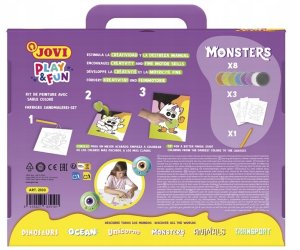 Jovi Zestaw do malowania piaskiem JOVI Play&Fun, potwory 3