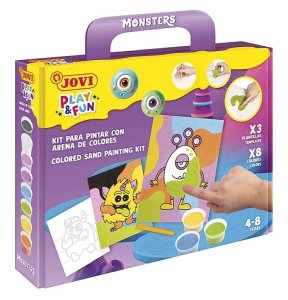 Jovi Zestaw do malowania piaskiem JOVI Play&Fun, potwory 4