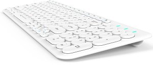 Triadyn Zestaw Bezprzewodowy DAPHNIS Klawiatura Draco i Mysz Eirene 1600DPI RGB Bluetooth + 2.4GHz Biały 5