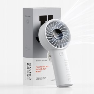 Wentylator Jisulife Mini wentylator Jisulife Handheld Fan Life4 3600mAh przenośny wiatraczek USB - szary 4