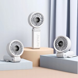 Wentylator Jisulife Mini wentylator Jisulife Handheld Fan Life7 3600mAh przenośny wiatraczek USB - szary 4