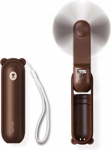 Wentylator Jisulife Mini wentylator Jisulife Handheld Fan Life8 Plus przenośny wiatraczek USB z funkcją powerbanka 4500mAh i latarką - biały 4