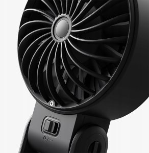 Wentylator Jisulife Mini wentylator Jisulife Handheld Fan Life7 3600mAh przenośny wiatraczek USB - czarny 5