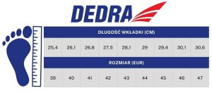 Dedra PÓŁBUTY M82AV SPORT ROZM. 44 15