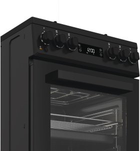Kuchenka Whirlpool Whirlpool Cooker | W5G8LMSWTB | Hob type Gas | Oven type Electric | Black | Width 50 cm | Depth 60 cm | 60 L 5