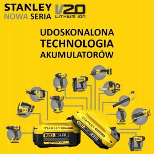 Wiertarko-wkrętarka Stanley SFMCD726M2T-QW 18 V 2 x akumulator 4 Ah 12
