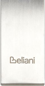 Beliani Stół ogrodowy szklany okrągły  120 cm srebrny MALETTO 8