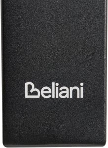 Beliani Stół ogrodowy szklany okrągły  120 cm czarny MALETTO 9