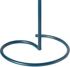 Beliani Świecznik AMORA Metal 50 cm Niebieski 7