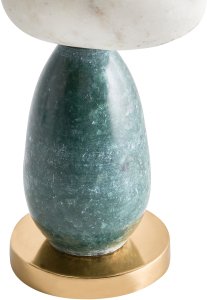 Beliani Świecznik BARICE Marmur 34 cm Kolorowy 5