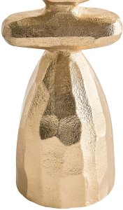 Beliani Świecznik KRADENIK Metal 33 cm Złoty 5