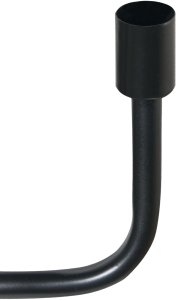 Beliani Świecznik PORRTELA Metal 50 cm Czarny 6