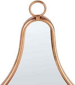 Beliani Świecznik wiszący BAZARNES Metal 45 cm Złoty 7