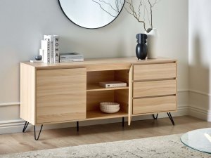 Beliani Szafka 2-drzwiowa CARDIGAN Jasnobrązowy 4