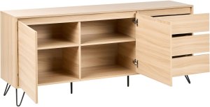 Beliani Szafka 2-drzwiowa CARDIGAN Jasnobrązowy 8
