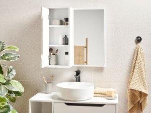 Beliani Szafka wisząca PALMAS 60 cm  Biały 4