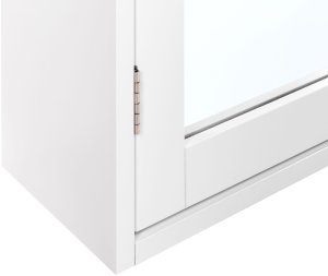 Beliani Szafka wisząca łazienkowa z lustrem ALAMOS 65 cm 60 cm Biały 9