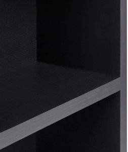 Beliani Szafka wisząca łazienkowa z lustrem JOINVILLE 60 cm Czarny 8