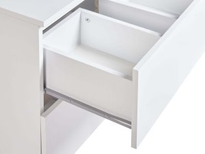 Beliani Wisząca szafka pod umywalkę SERRA 60 cm Biały 8