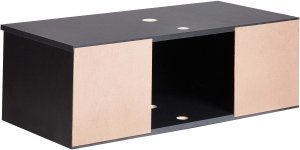 Beliani Wisząca szafka pod umywalkę RUPANCO 80 cm Czarny 7