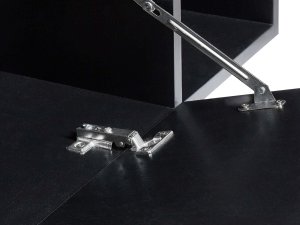 Beliani Wisząca szafka pod umywalkę RUPANCO 80 cm Czarny 9