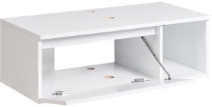 Beliani Wisząca szafka pod umywalkę RUPANCO 80 cm Biały 4