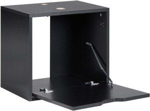 Beliani Wisząca szafka pod umywalkę SUZANO 45 cm Czarny 5