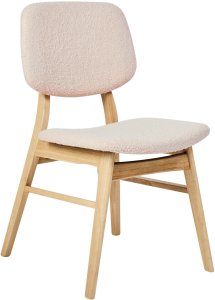 Beliani Zestaw 2 krzeseł do jadalni ELLA Drewno Jasnobeżowy 5