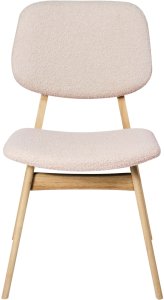 Beliani Zestaw 2 krzeseł do jadalni ELLA Drewno Jasnobeżowy 6