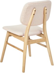 Beliani Zestaw 2 krzeseł do jadalni ELLA Drewno Jasnobeżowy 7