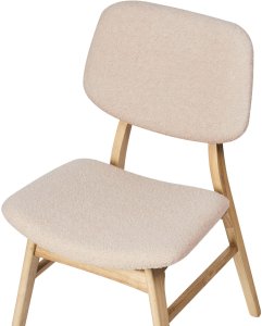 Beliani Zestaw 2 krzeseł do jadalni ELLA Drewno Jasnobeżowy 8