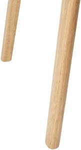 Beliani Zestaw 2 krzeseł do jadalni ELLA Drewno Jasnobeżowy 9