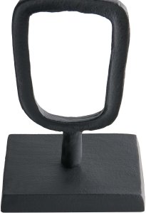 Beliani Zestaw 2 świeczników SIPANJE Metal 35/48 cm Czarny 7