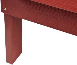 Beliani Ławka ogrodowa ADIRONDACK 125 cm Czerwony 7