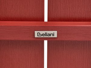 Beliani Ławka ogrodowa ADIRONDACK 125 cm Czerwony 8
