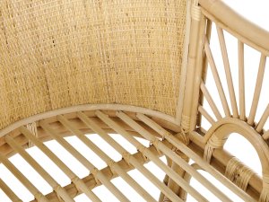 Beliani Łóżeczko dziecięce Rattan LAGRASSE 50 x 70 cm 8