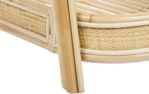 Beliani Łóżeczko dziecięce Rattan LAGRASSE 50 x 70 cm 10