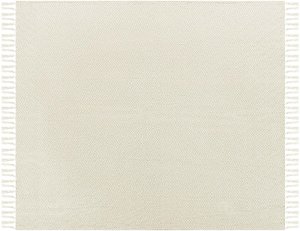 Beliani Narzuta na łóżko TOUTLI Bawełna 220 x 240 cm Jasnobeżowy 4